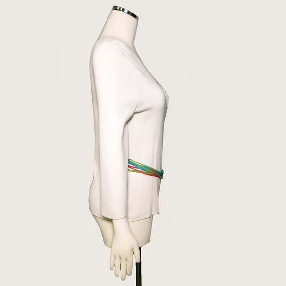cable & gauge Belted Knit Top NWT - Picture 4 of 10